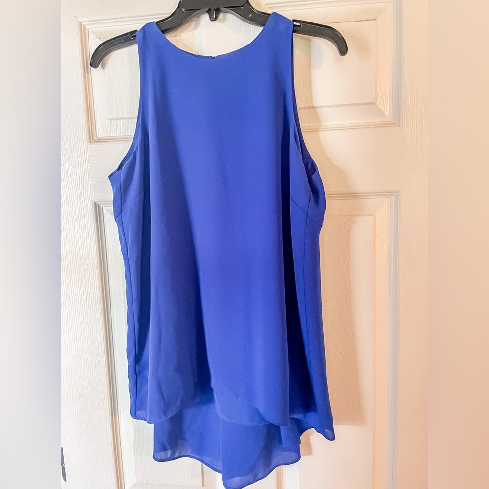 Vince Camuto Blue Shirt with Pleated Back, NWOT - Size:S